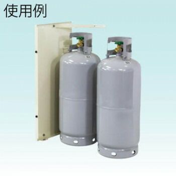 日晴金属 LP GUARD LPガスボンベガード 隔壁パネル I型 20kg容器1〜2本用 LP-KI20 STEELWINDOWSANDDOORS_COM