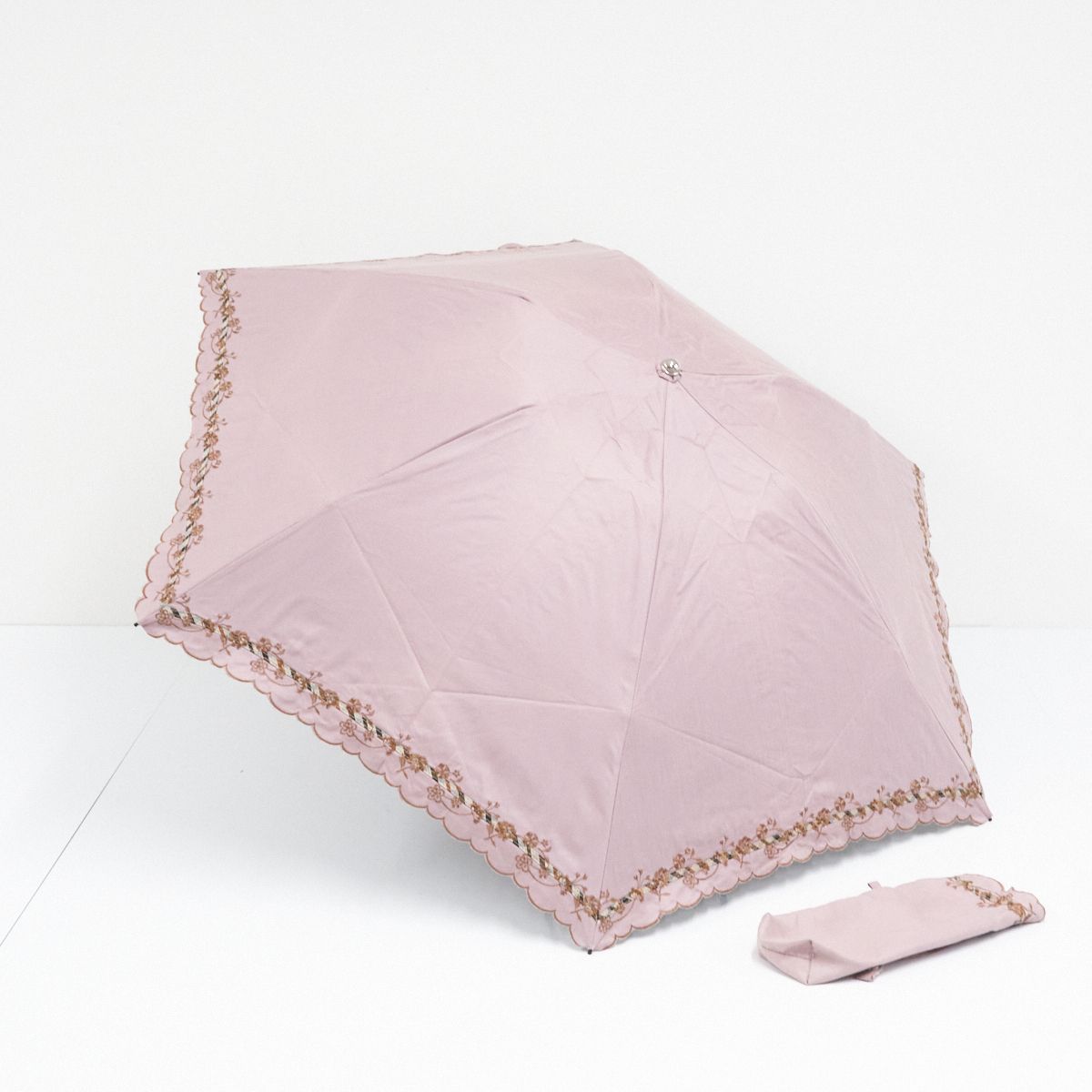 折りたたみ日傘 DAKS ダックス USED美品 一級遮光 折日傘 レディース