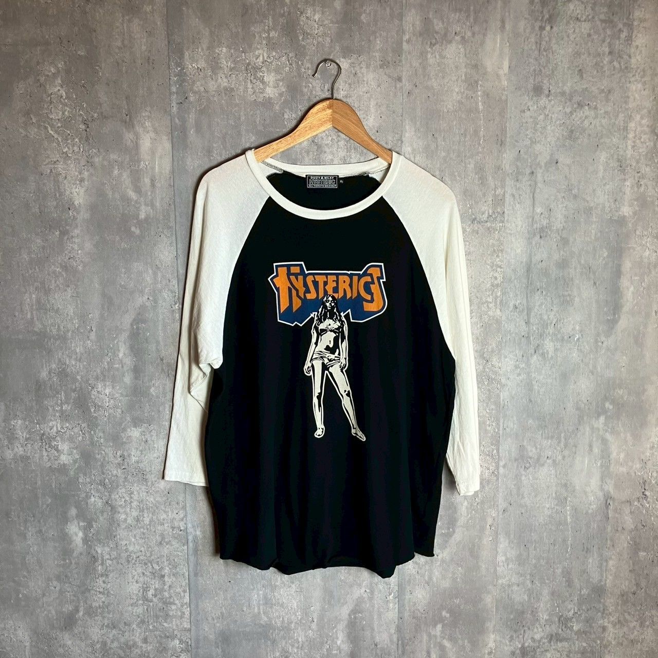 ヒステリックグラマー 七分袖 Tシャツ ヒスガール ラグラン袖