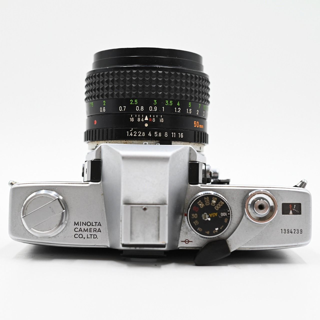 MINOLTA ミノルタ srT101 シルバー MC ROKKOR-PG 50mm F1.4 交換
