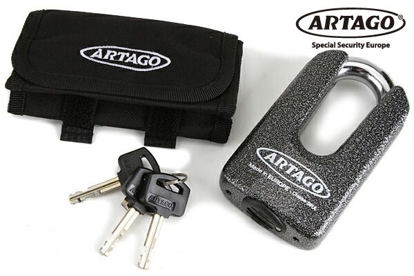 ARTAGO 69T|B アルタゴ 69T|B 鍛造 モノブロック ディスクロック ヨーロッパ最強基準 セキュリティー 高強度 防犯 鍵 キー3本付 盗難防止 地球ロック 南京錠