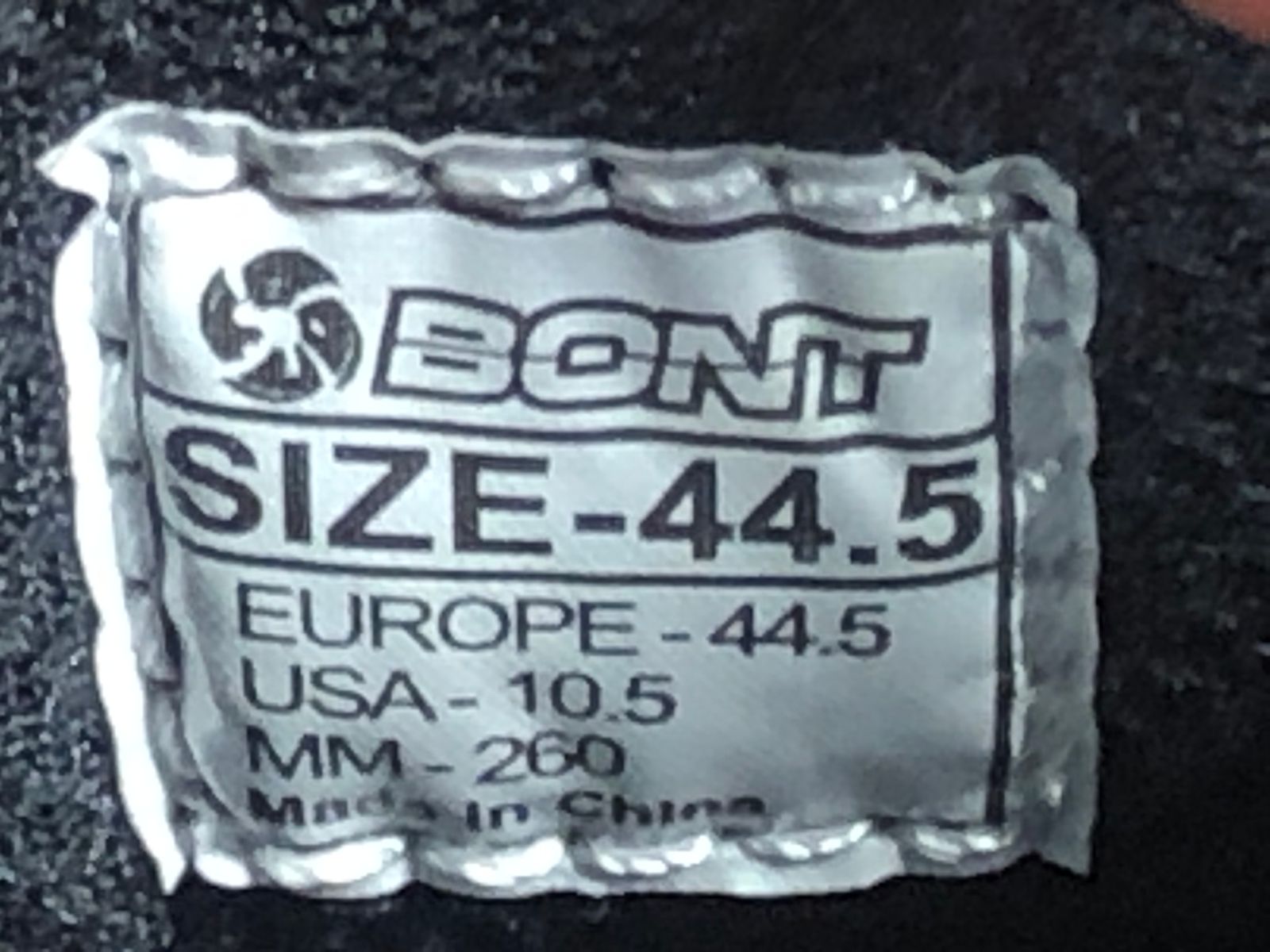 HJ235 ボント BONT Blitz ビンディングシューズ EU44.5 白 SPD-SL ※未 