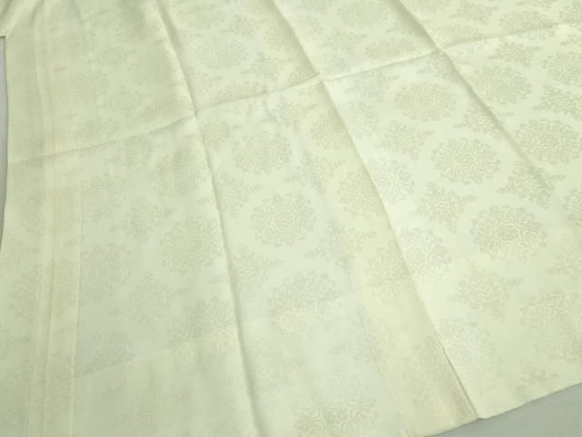 平和屋本店□極上 龍村美術織物 長襦袢 袷 稜華文錦 鳥の子色地 逸品