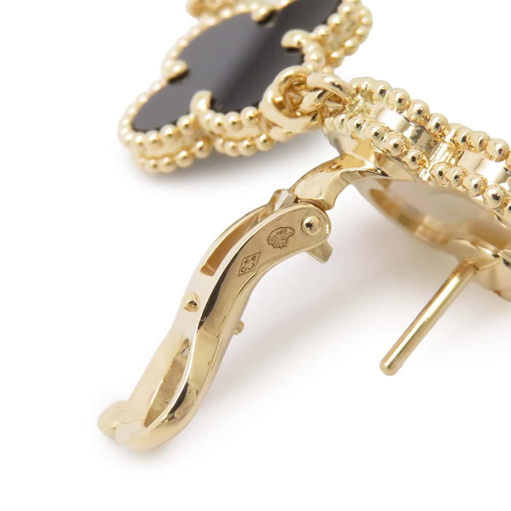 ヴァンクリ　ピュアアルハンブラ ピアス グレーマザーオブパール WG 正規品 ヴァンクリ ピュアアルハンブラ ピアス グレーマザーオブパール WG