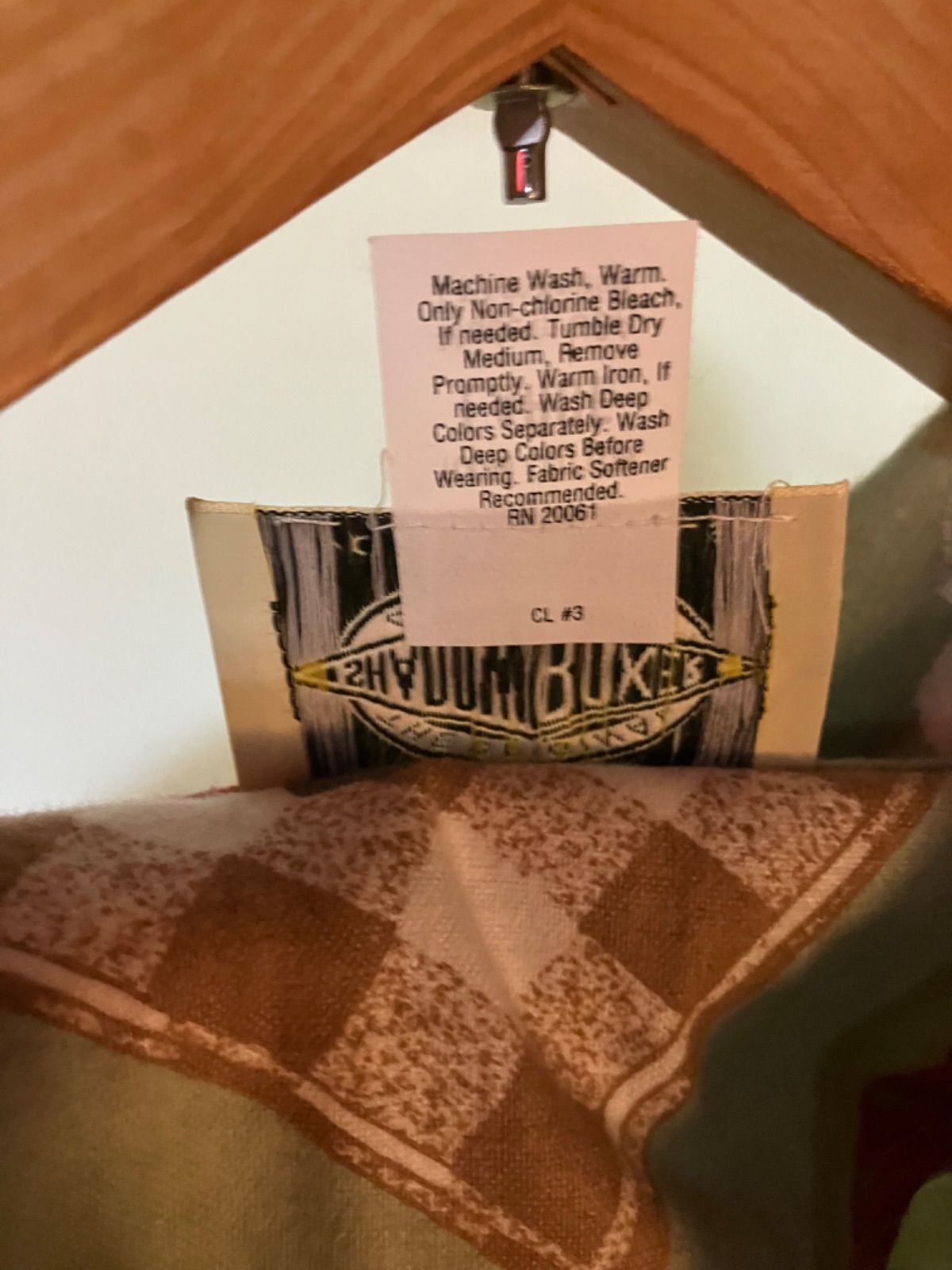 未使用】ShadowBoxer 90sデッドストック made in USA パジャマ シャツ