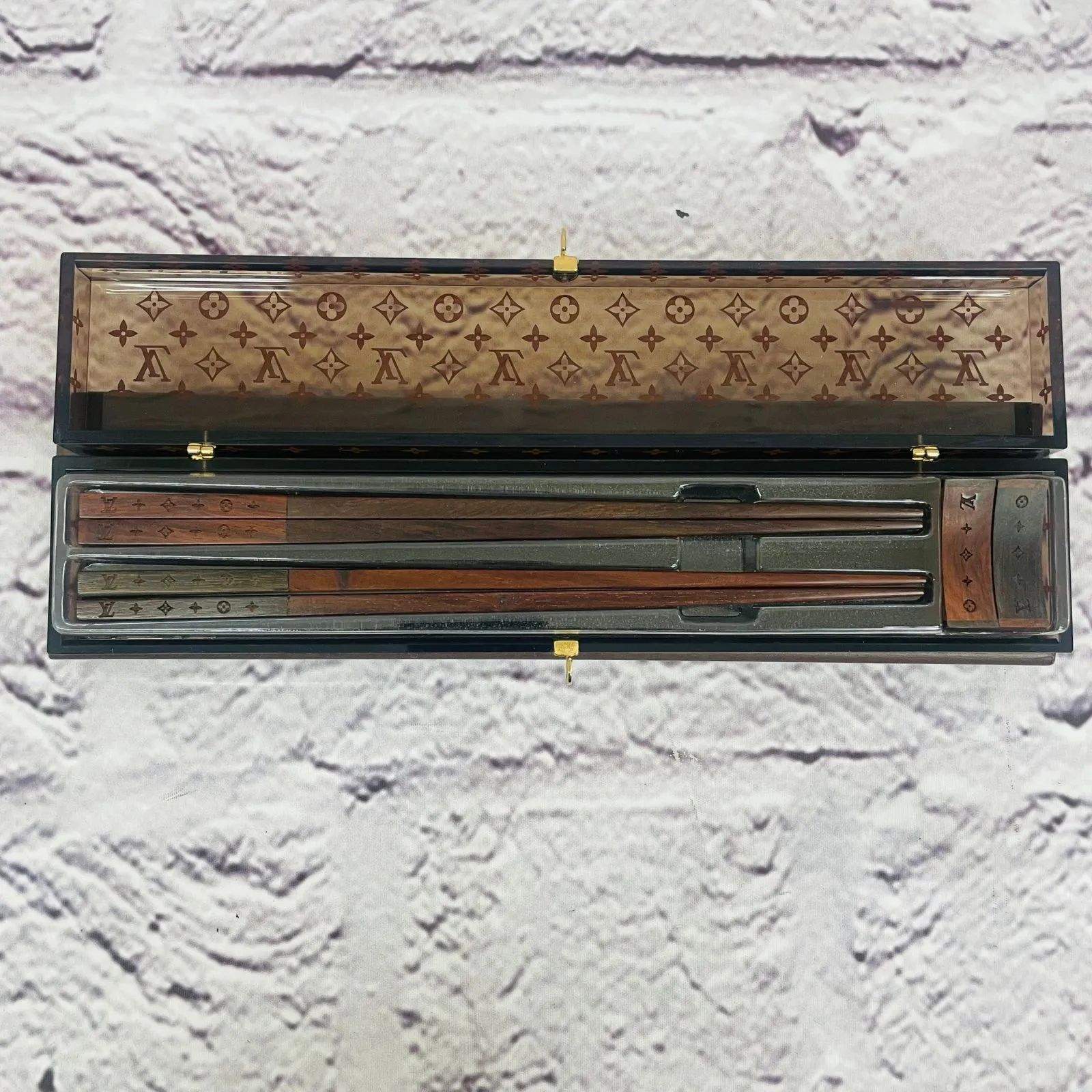 ルイヴィトン　箸置き Louis Vuitton ルイヴィトン お箸&箸置きセット 25周年記念
