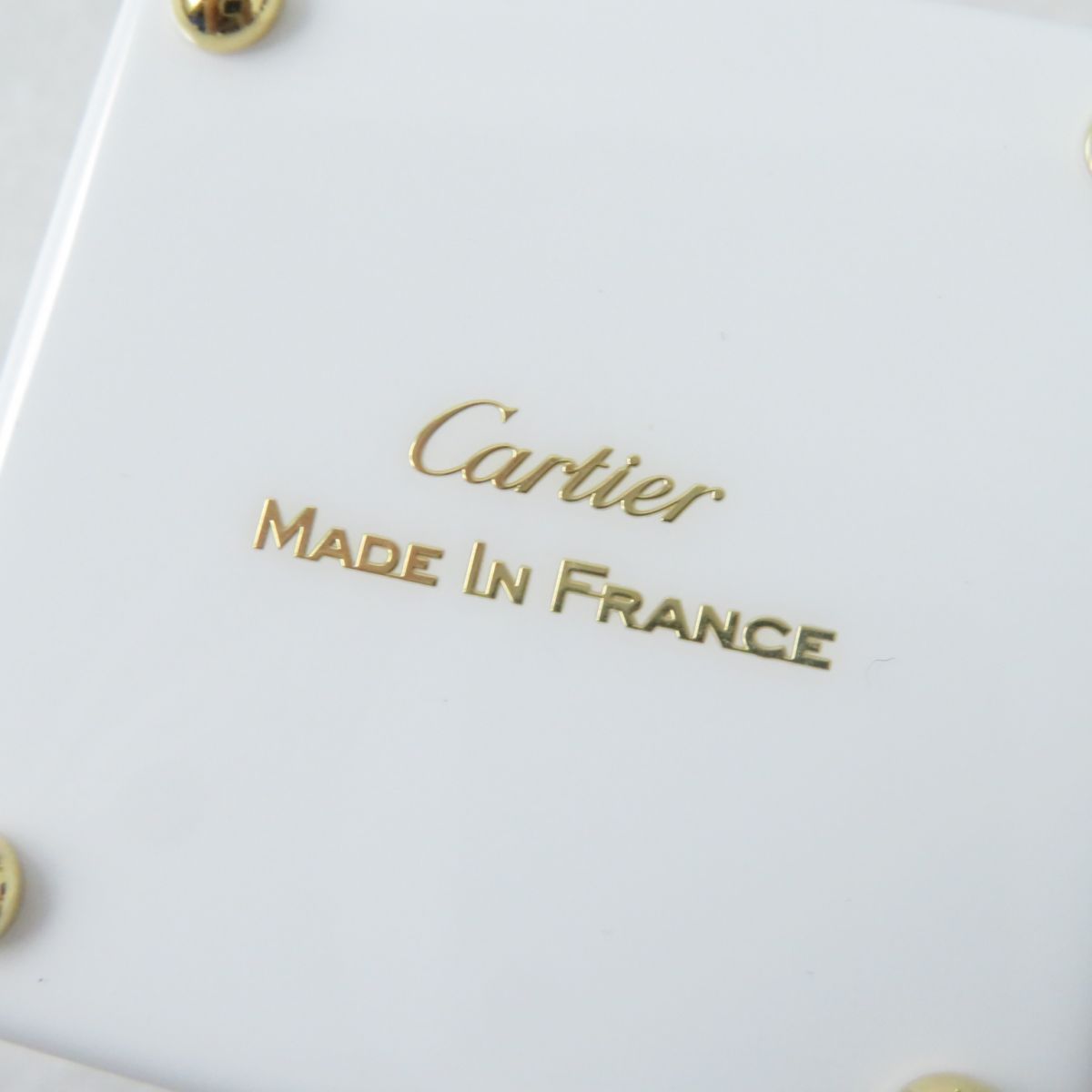 未使用品◎フランス製 Cartier カルティエ DIABOLO DE CARTIER BOX SMALL MODEL ディアボロ ドゥ カルティエ  ボックス SM ホワイト 箱付き - メルカリ