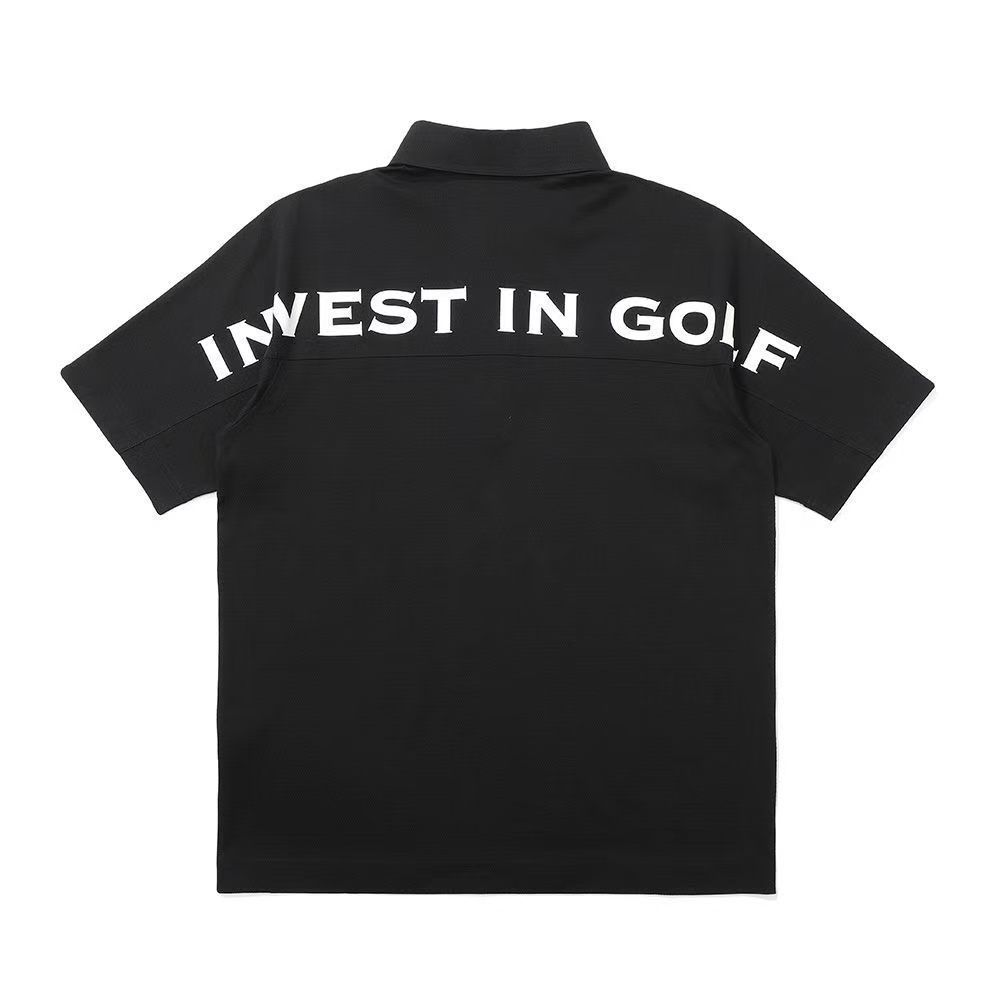 MALBON2025新作マルボンゴルフ ポロシャツ Tシャツメンズ ブラックXL 即日発送 黒L マルボンゴルフ ポロシャツ シャツ メンズウェア