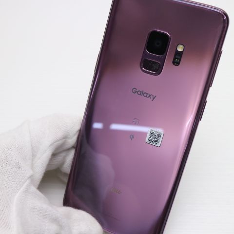 SAMSUNG - 新品同様 SCV38 パープル 本体 白ロム 超美品 SCV38 Galaxy S9 パープル スマホ 即日発送 スマホ 白