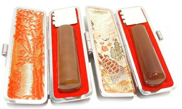 印鑑 ２本セット はんこ シープホーン 羊 12 mm 銀行印 と 13 5 実印 ＳＳセット 黒色 牛革もみ 印鑑ケース ケース付き 朱肉付き 女性 男性 夫婦 結婚 成人 祝い プレゼントやギフトに 福袋価格