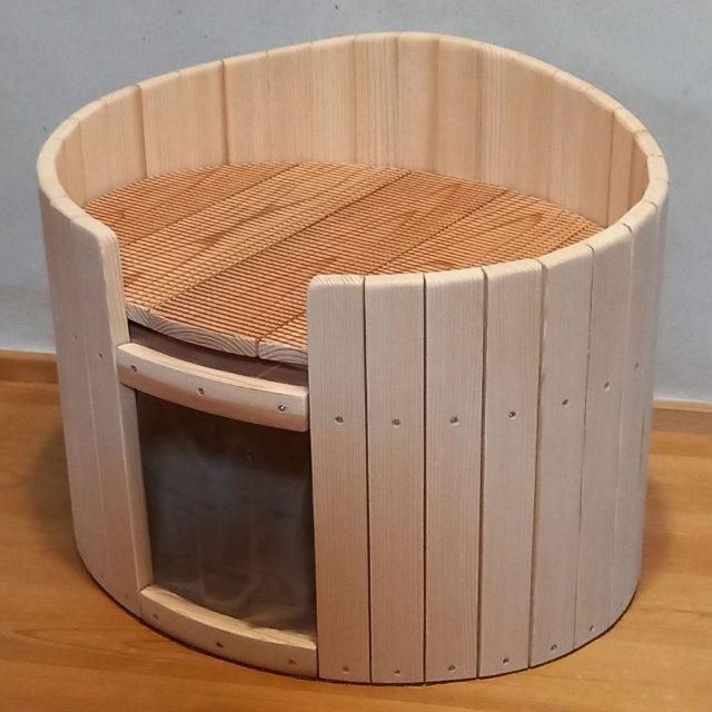 猫ハウス Ｂ棟｜国産杉100％×リゾート風｜ 1棟 新築 ネコハウスＢ棟