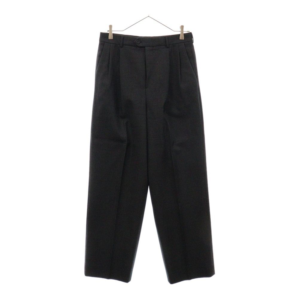 CELINE (セリーヌ) SKATE PANTS IN STRIPED WOOL GABARDINE シャドウ