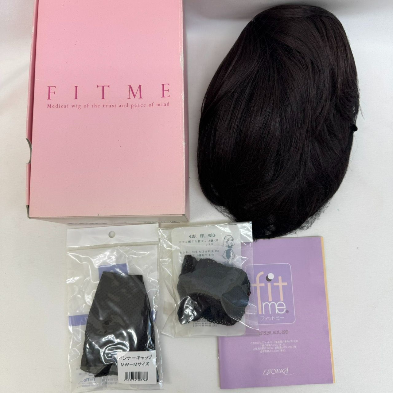 K ♥ 保管品 フィットミー FITME ウィッグ き MW-12 人毛 ブラウン