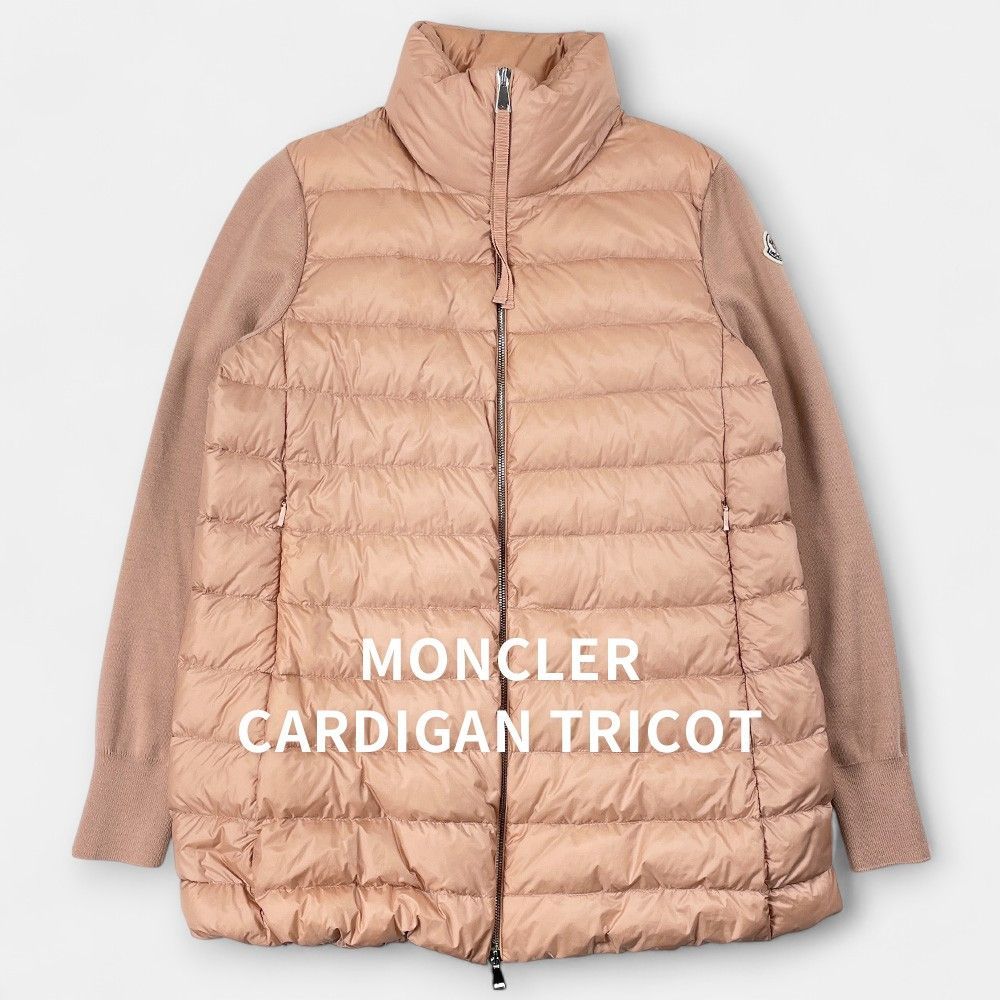 MONCLER 19AW ニットカーディガン ハイブリッド ダウンジャケット S