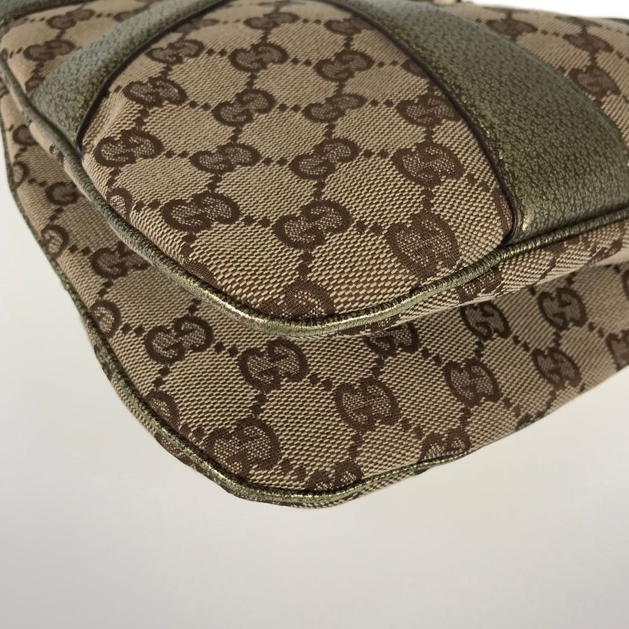 グッチ GUCCI バンブー GGキャンバス 135962 キャンバス ハンドバッグ