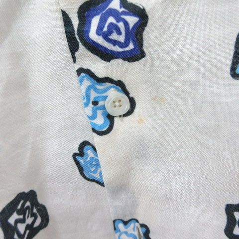 美品　MARNI マルニ　リネン　花柄　ブラウス　38 美品 MARNI マルニ リネン 花柄 ブラウス 38 - メルカリ