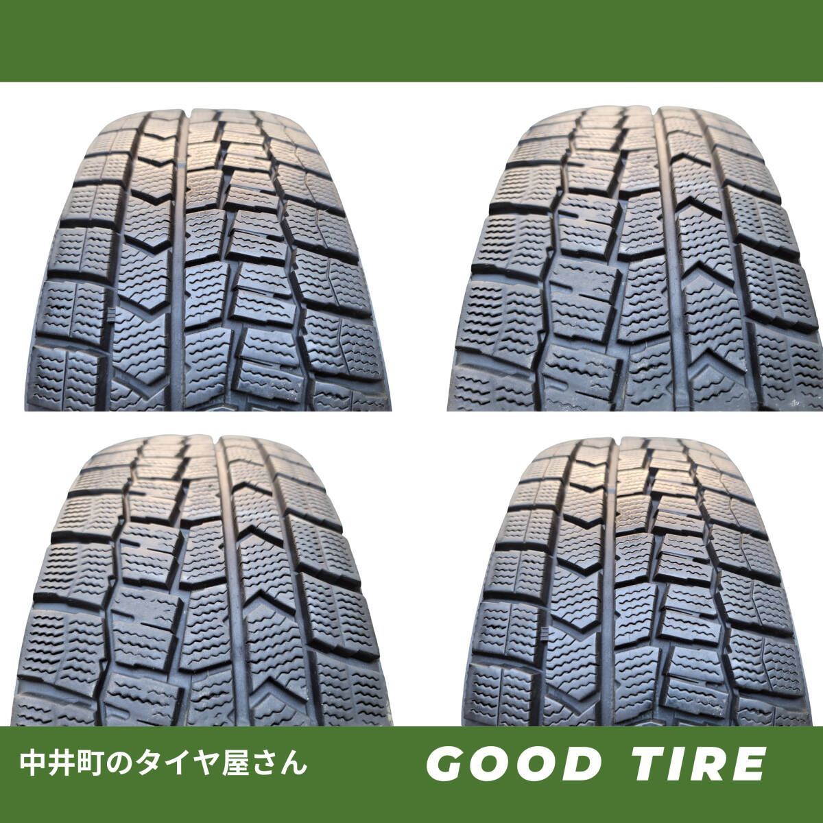 製 冬用4本 185 60R15 8.5分山 ダンロップ WINTER MAX WM02 タイヤ タイヤ 6665