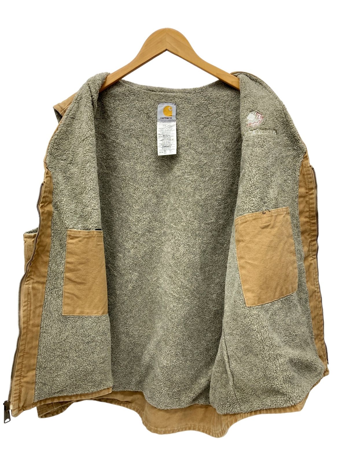 Carhartt (カーハート) 裏ボア ダックベスト V26 古着 企業物