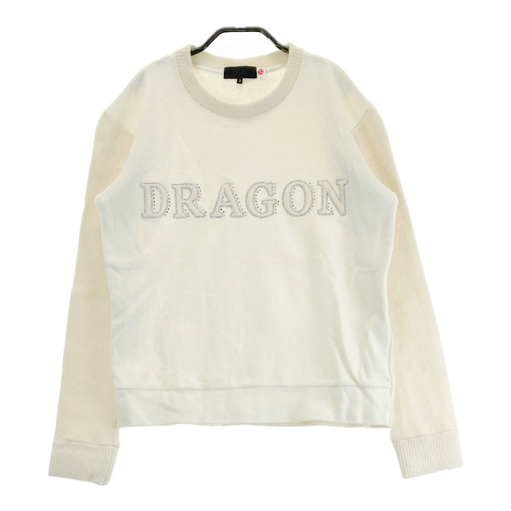 サイズ：3 DANCE WITH DRAGON ダンスウィズドラゴン  ニットセーター  ホワイト系 [240101378770] ゴルフウェア レディース ストスト