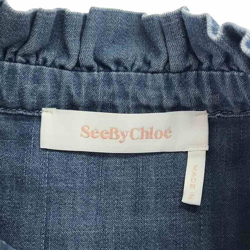 美品】 SEE BY CHLOE / シーバイクロエ | デニム タック プリーツ プル  