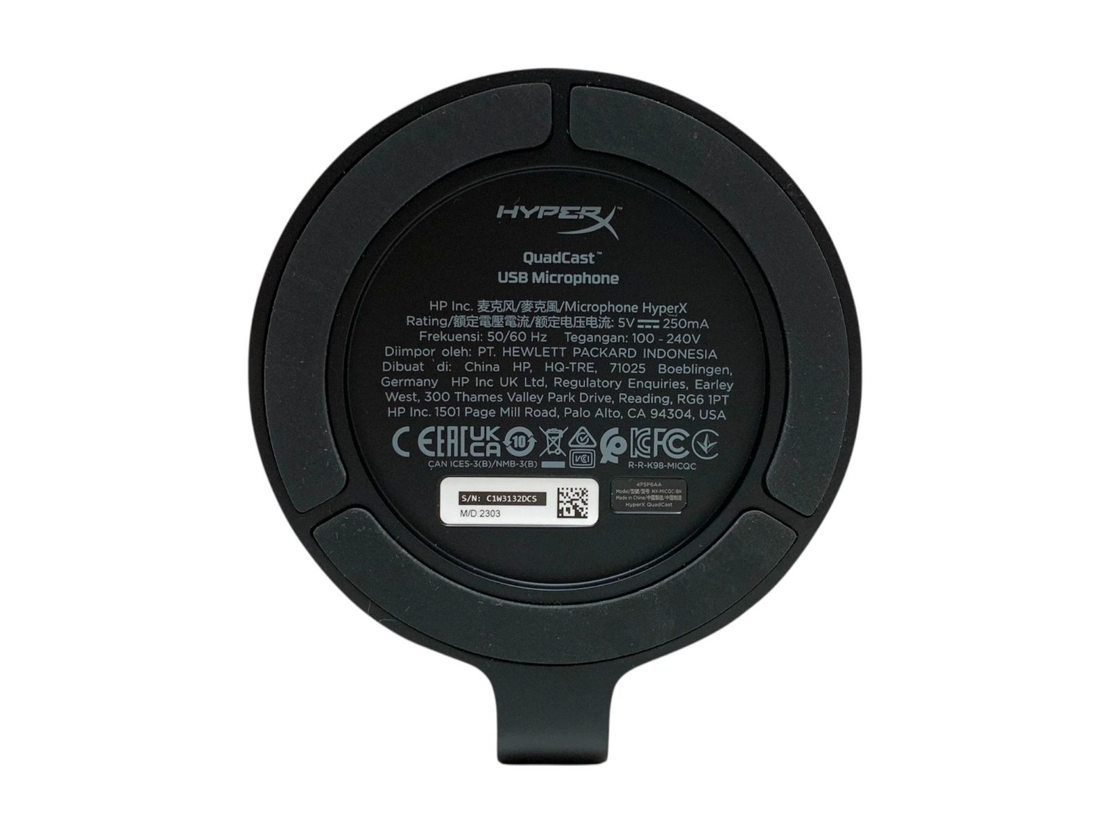 【美品】HyperX QuadCast スタンドアロンマイク Amazon.co.jp: HyperX QuadCast スタンドアロンマイク