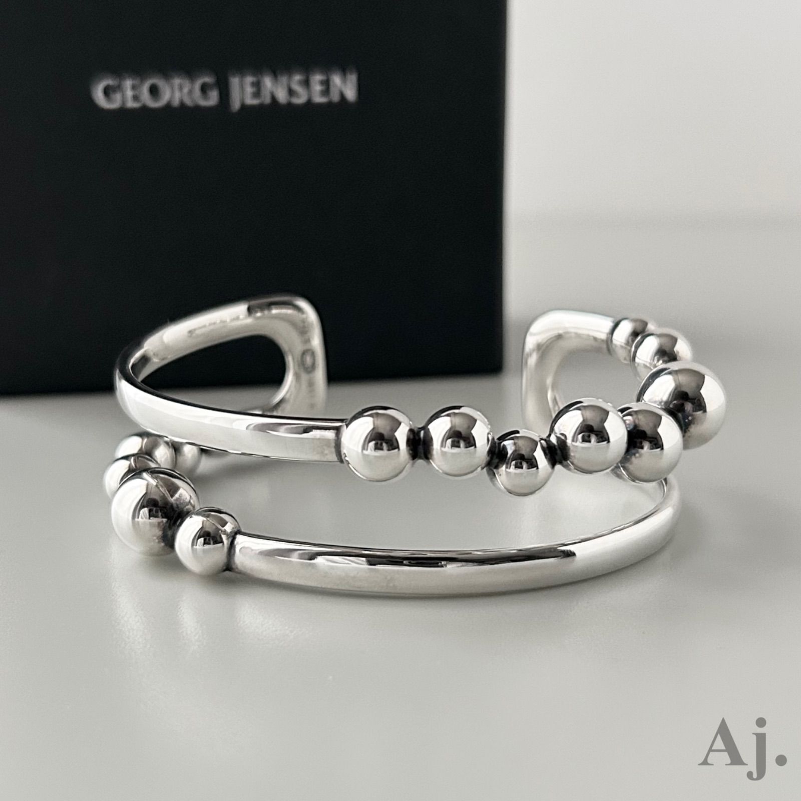 ジョージジェンセン バングル 551I #M ムーンライトグレープ AG925 Georg Jensen - メルカリ