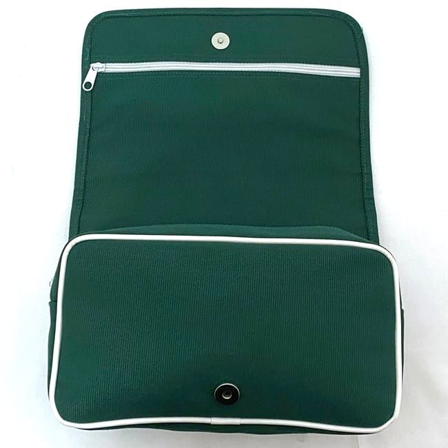 エルメス ポーチ グリーン eau de cologne 小物入れ キャンバス - メルカリ