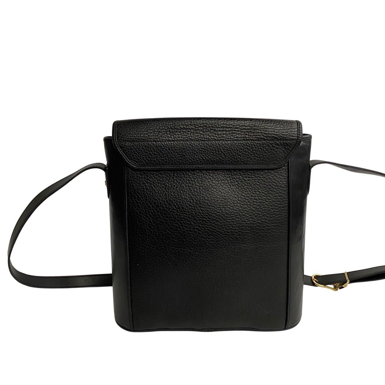 極 美品 Christian Dior ディオール ロゴ 金具 レザー 本革 ミニ 