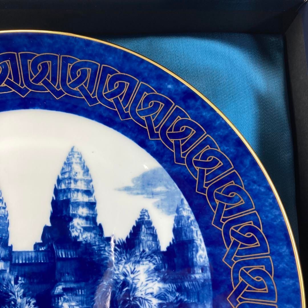 ☆洋3 マイセン2013年イヤープレート「アンコール・ワット」共箱 26.8