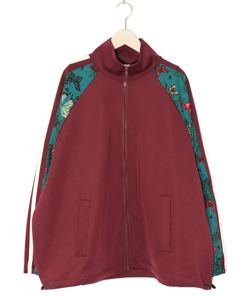 スカラー143620：蝶柄切替ジャージ トラックジャケット - メルカリ