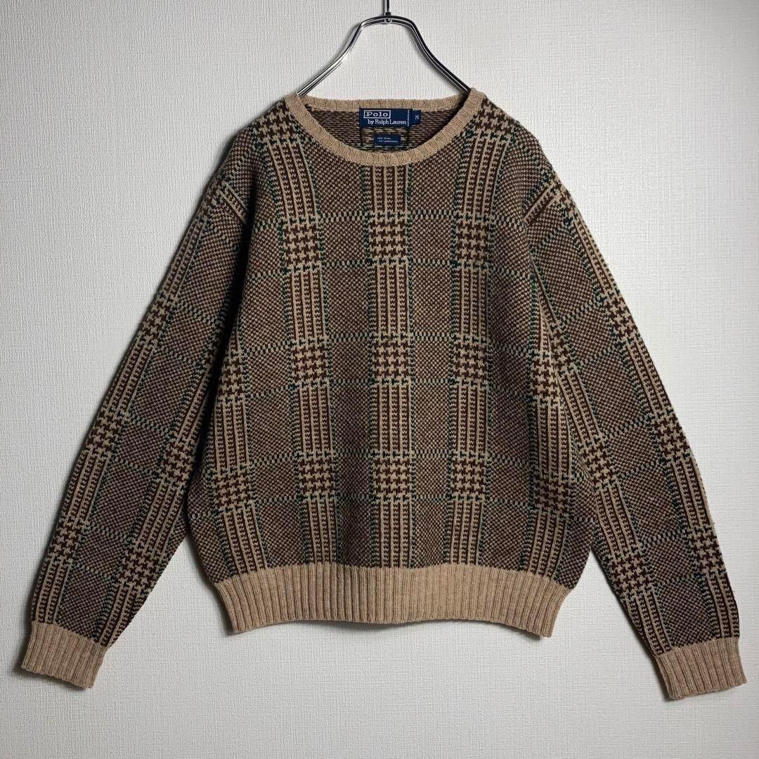 美品】ラルフローレン ニット ウール 総柄 バーズアイ - メルカリ 美品】ラルフローレン ニット ウール 総柄 バーズアイ - メルカリ