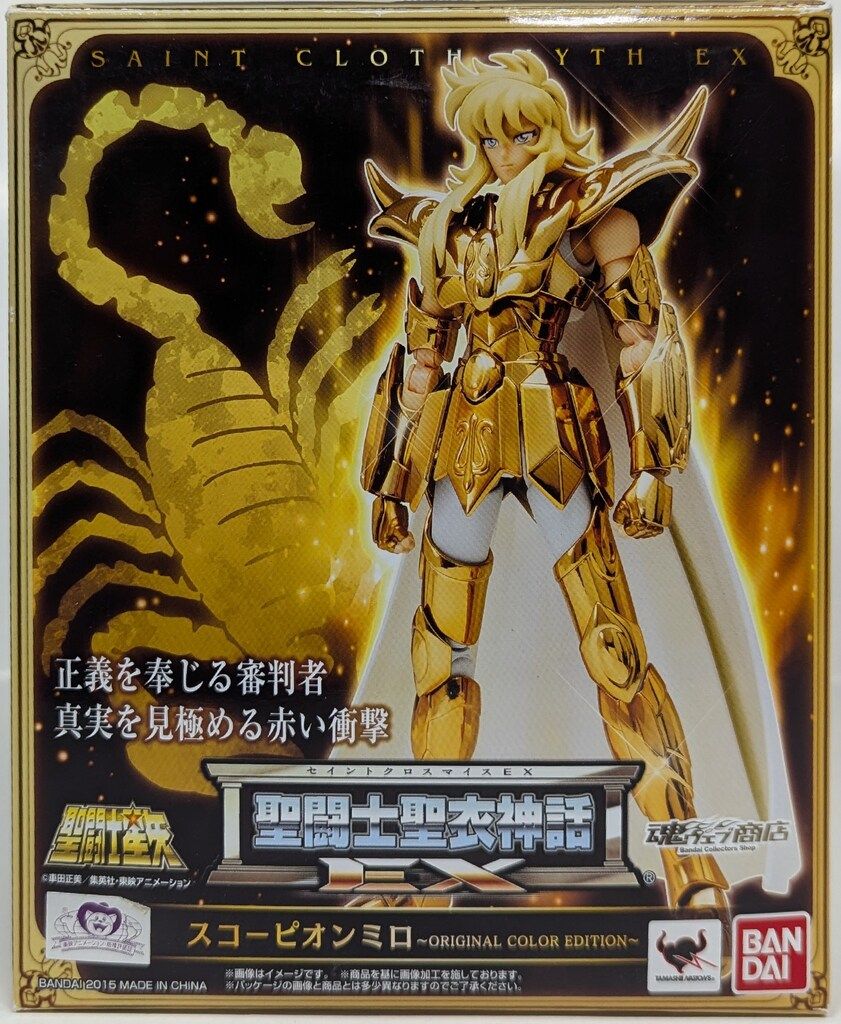 BANDAI 聖闘士聖衣神話EX 車田正美 スコーピオンミロ/ORIGINAL COLOR EDITION/魂ウェブ限定