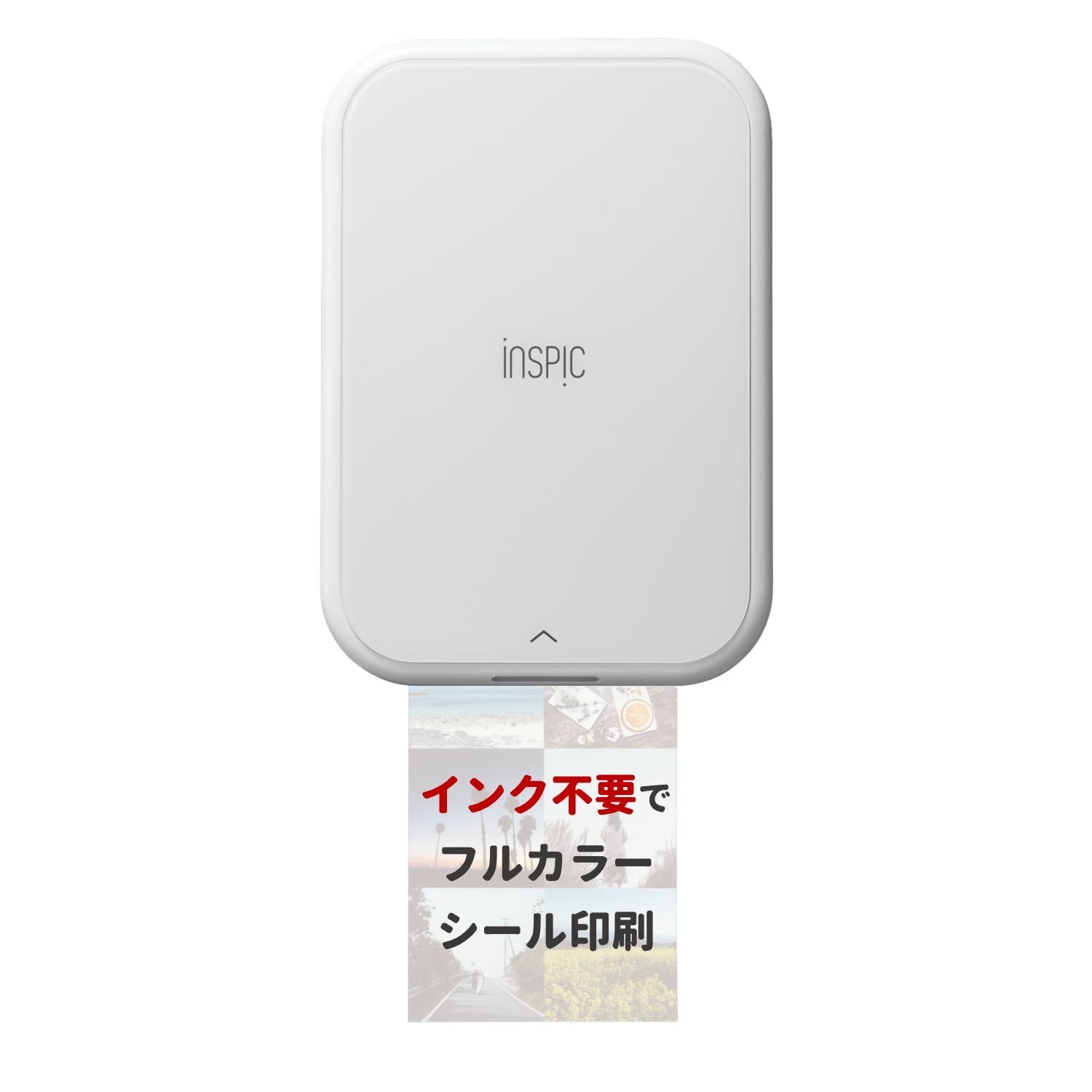 キヤノン Canon スマホ ミニフォトプリンター iNSPiC PV-223-WH 写真用 ホワイト フル インク不要