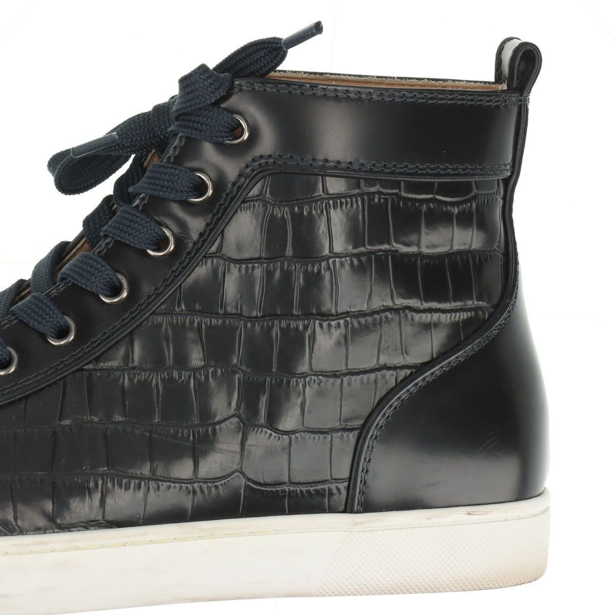 Christian Louboutin Rantus クロコ型押しレザー スニーカー Christian Louboutin クリスチャンルブタン RANTUS クロコダイル