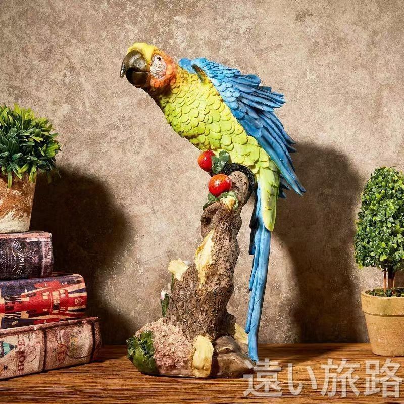 極美品 置物 木に止まる鳥 超人気 置物です カントリー風 ガーデンオブジェ 新築祝 プレゼント 置き型 装飾品 誕生日プレゼント 雰囲気アップ