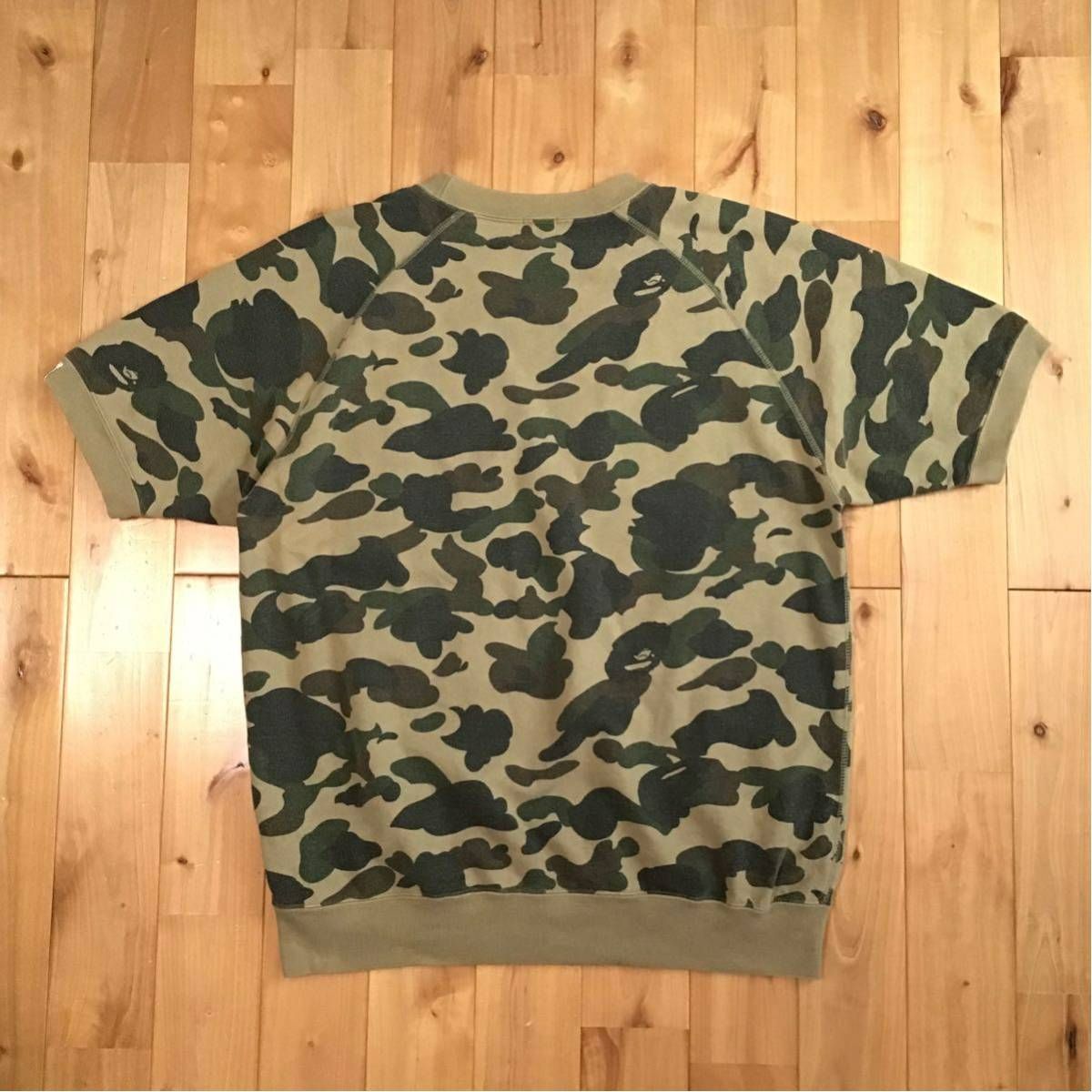 スワロフスキー BAPE LOGO 半袖 スウェット Mサイズ a bathing ape