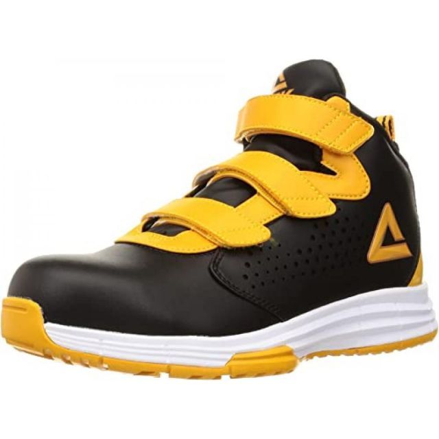 PEAK ピーク セーフティシューズ BAS-4510 ブラックｘイエロー 29.0cm 安全靴 作業靴 スニーカー 軽量 抗菌防臭