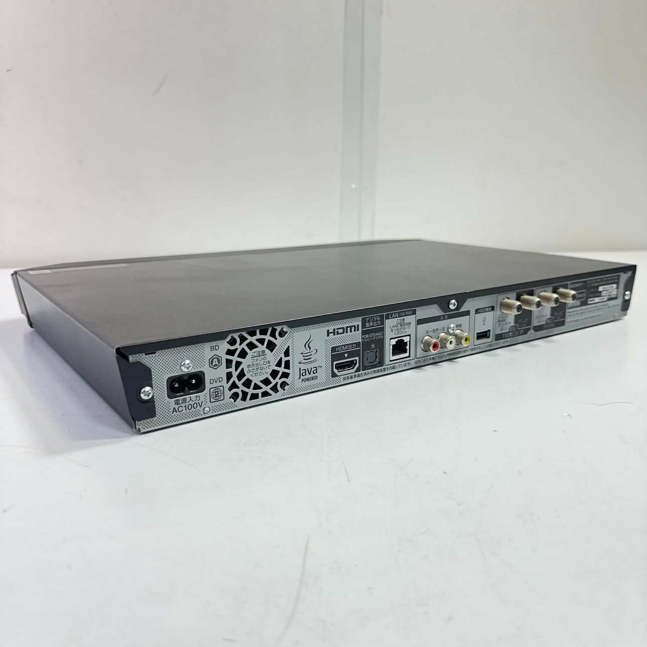 動作品】SONY/ソニー ブルーレイレコーダー BDZ-ET2100 初期化済み J2