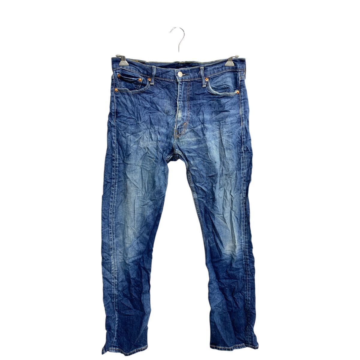 Levi's 513 デニムパンツ W33 リーバイス スリム インディゴ 古着卸 アメリカ仕入 2501-528