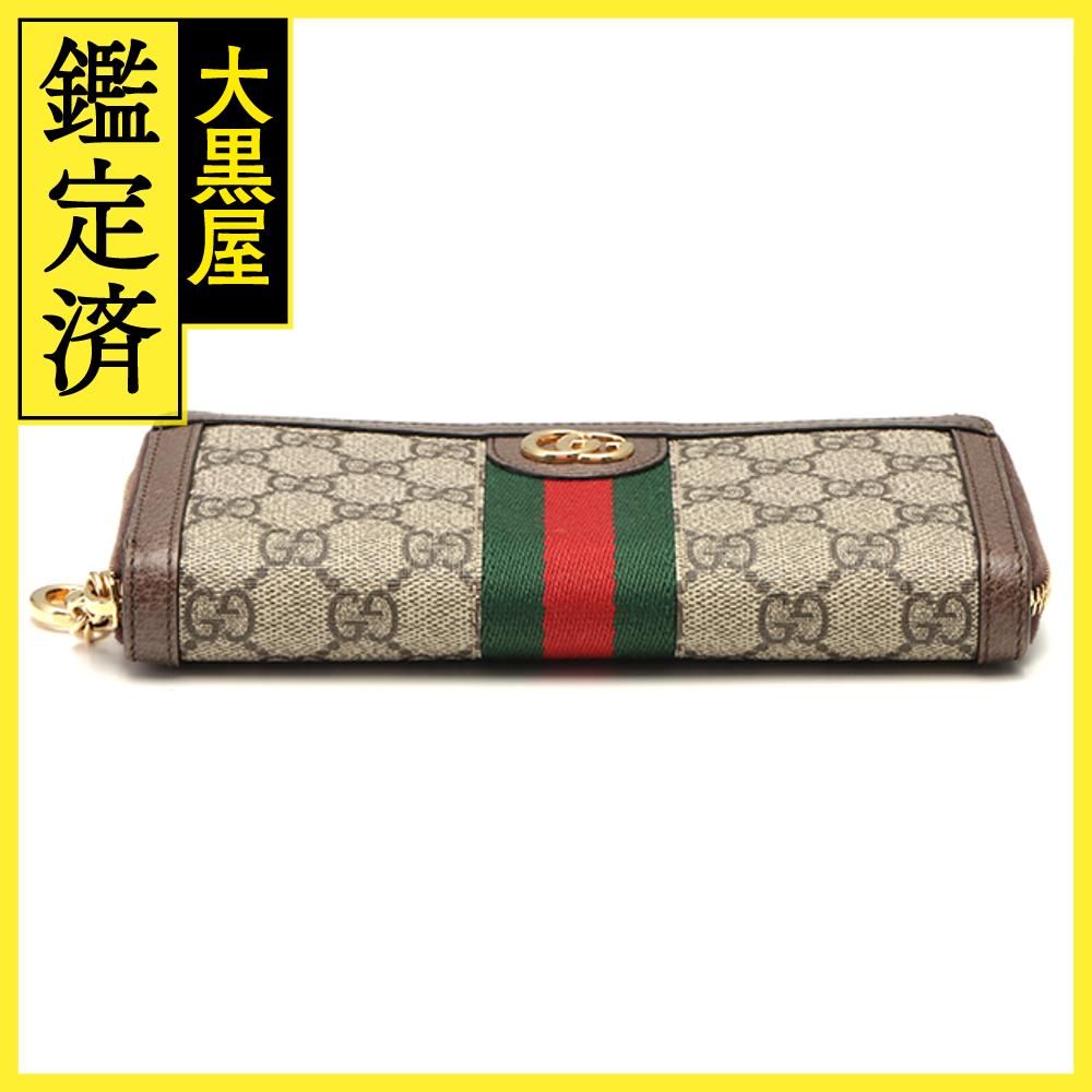 グッチ オフィディア GGジップアラウンドウォレット 523154