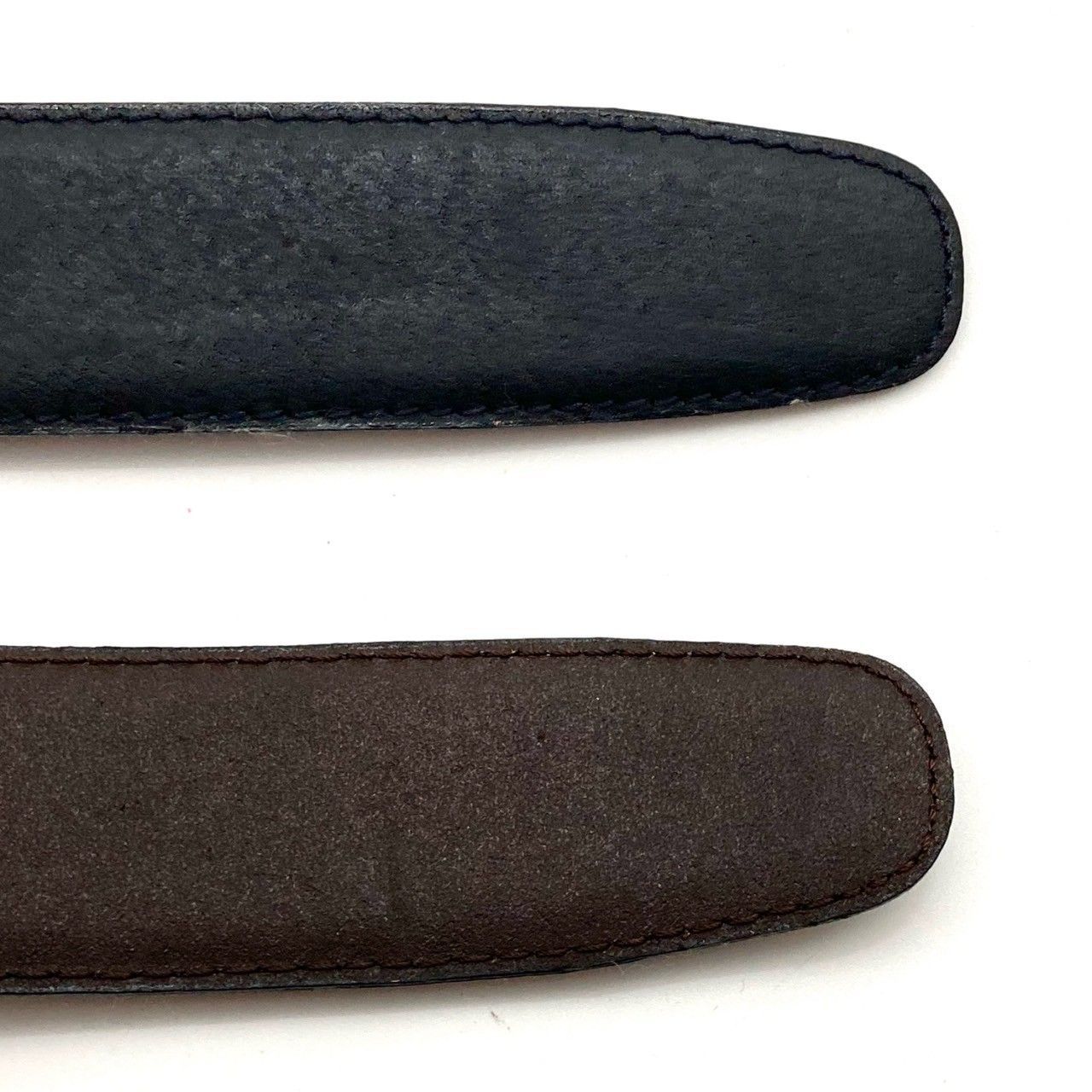 クリスチャンディオール ベルト レザー ブラック ゴールド ロゴ