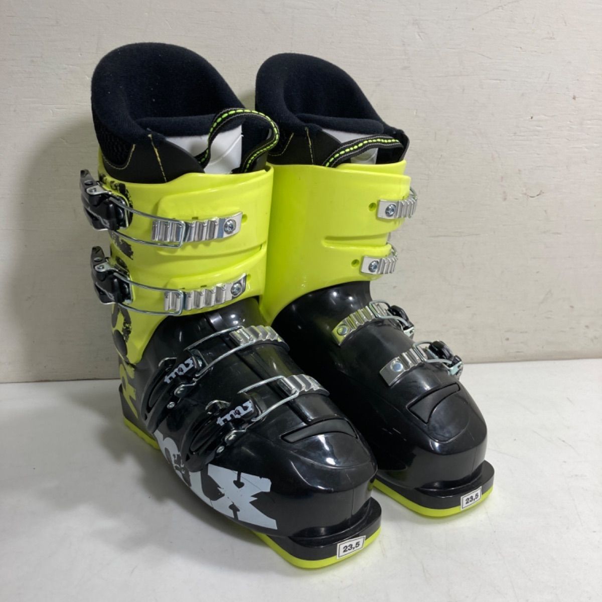 美品】ROSSIGNOLスキーブーツTMX J4 25.5cm黄×黒（送料 無料