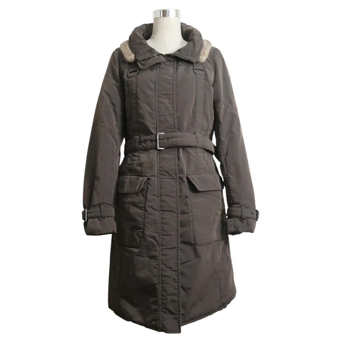 美品 S Max Mara エスマックスマーラ ロングコート パデッドコート 