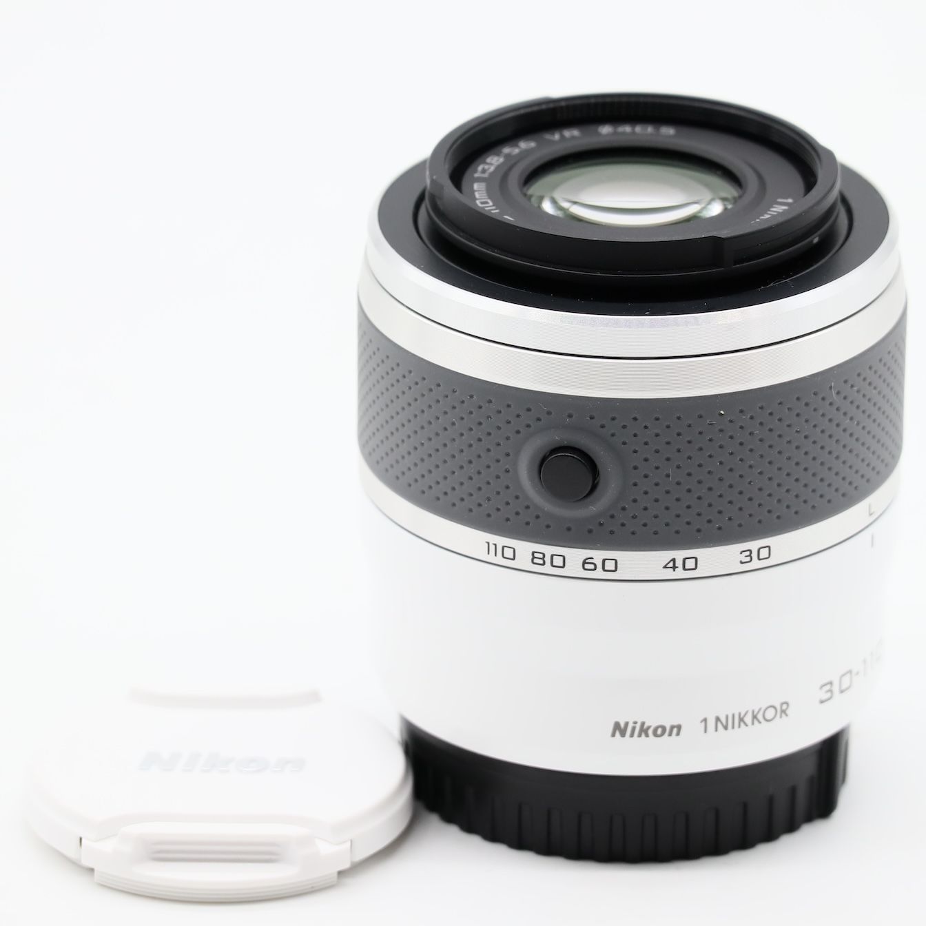 美品】Nikon1 ニコン NIKKOR VR 30-110mm F3.8-5.6 ホワイト 【公式通販】