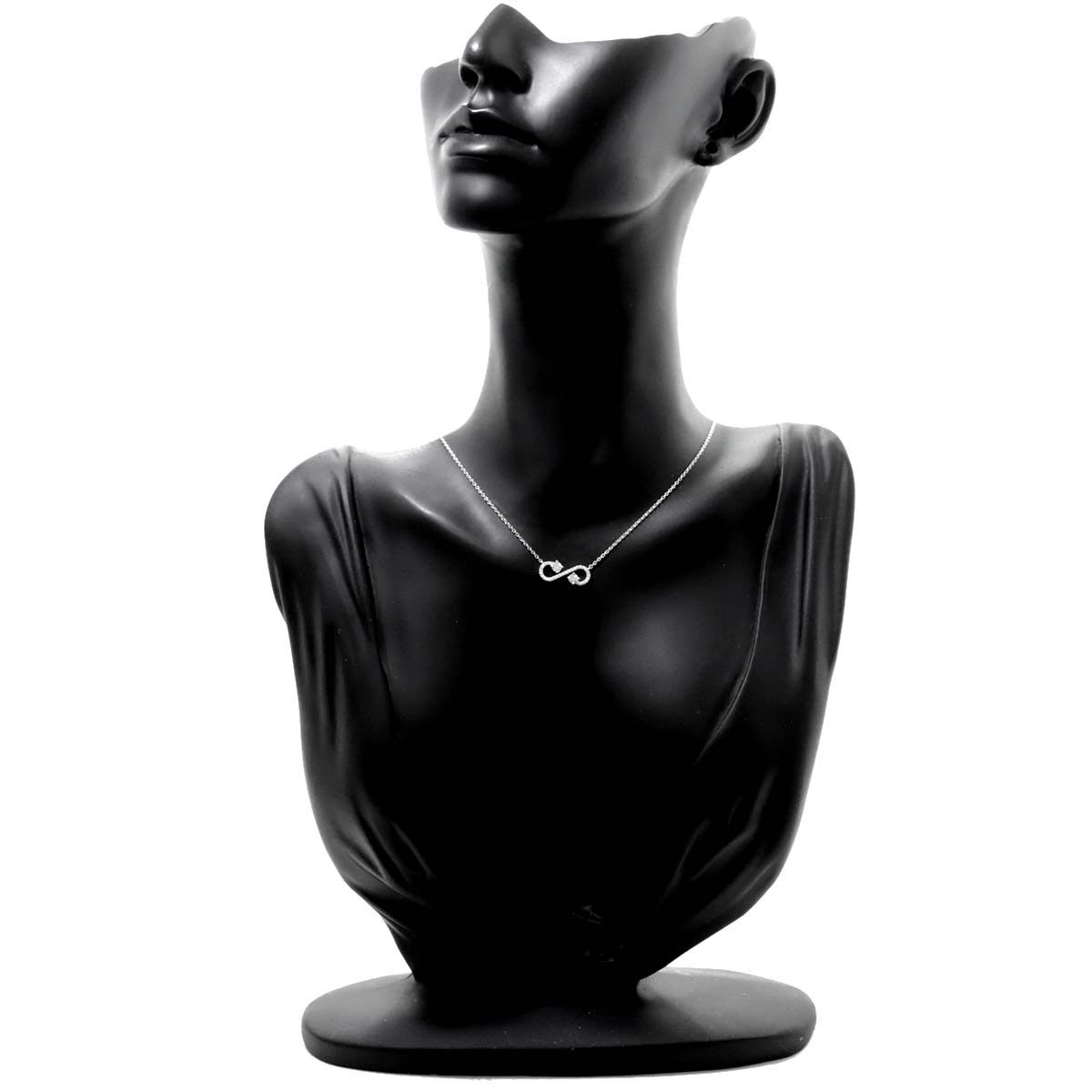 ティファニー TIFFANY&CO. エンチャント スクロール ダイヤ ネックレス 40cm Pt プラチナ Diamond Necklace  90199152