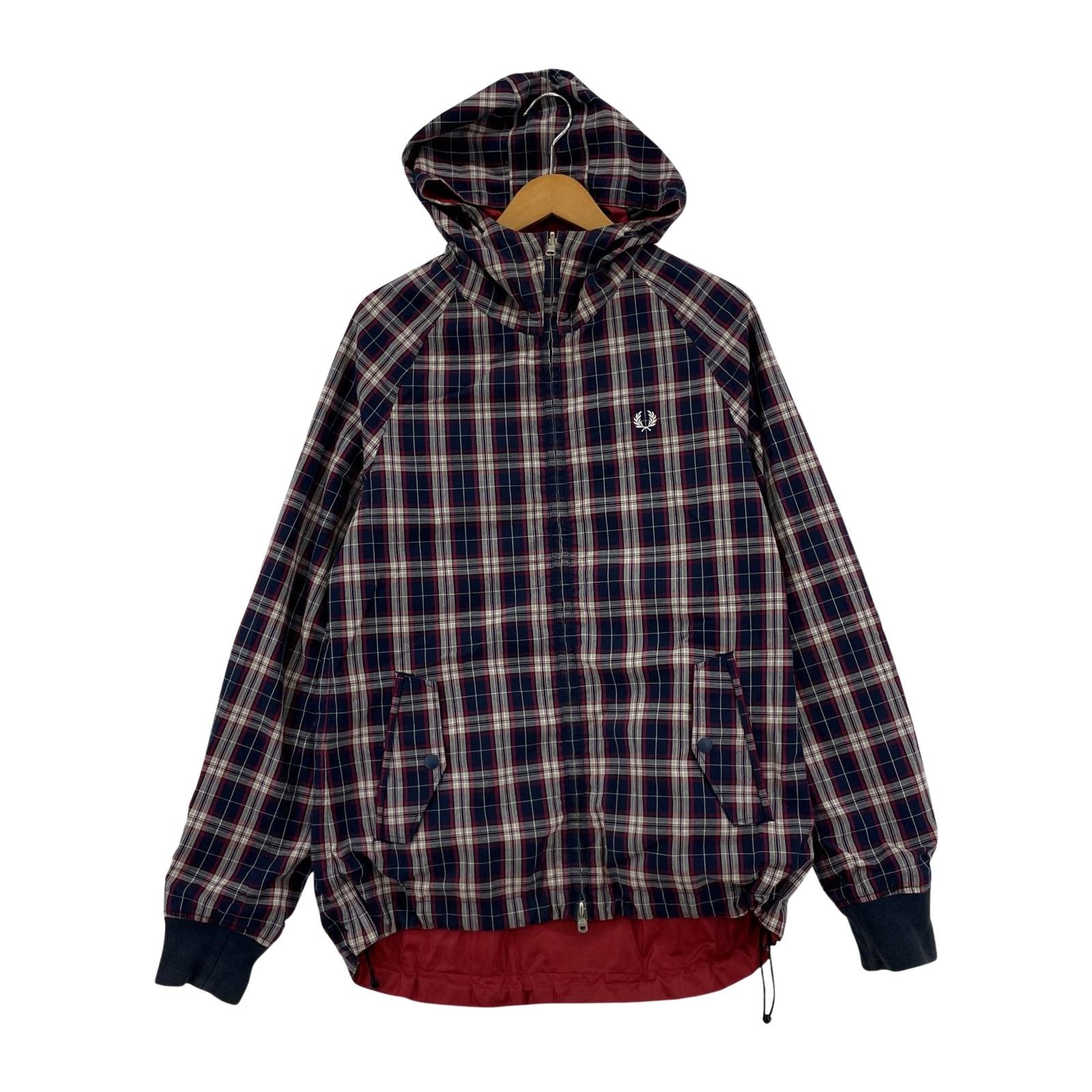 FRED PERRY フレッドペリー チェックリバーシブルジャケット sizeM