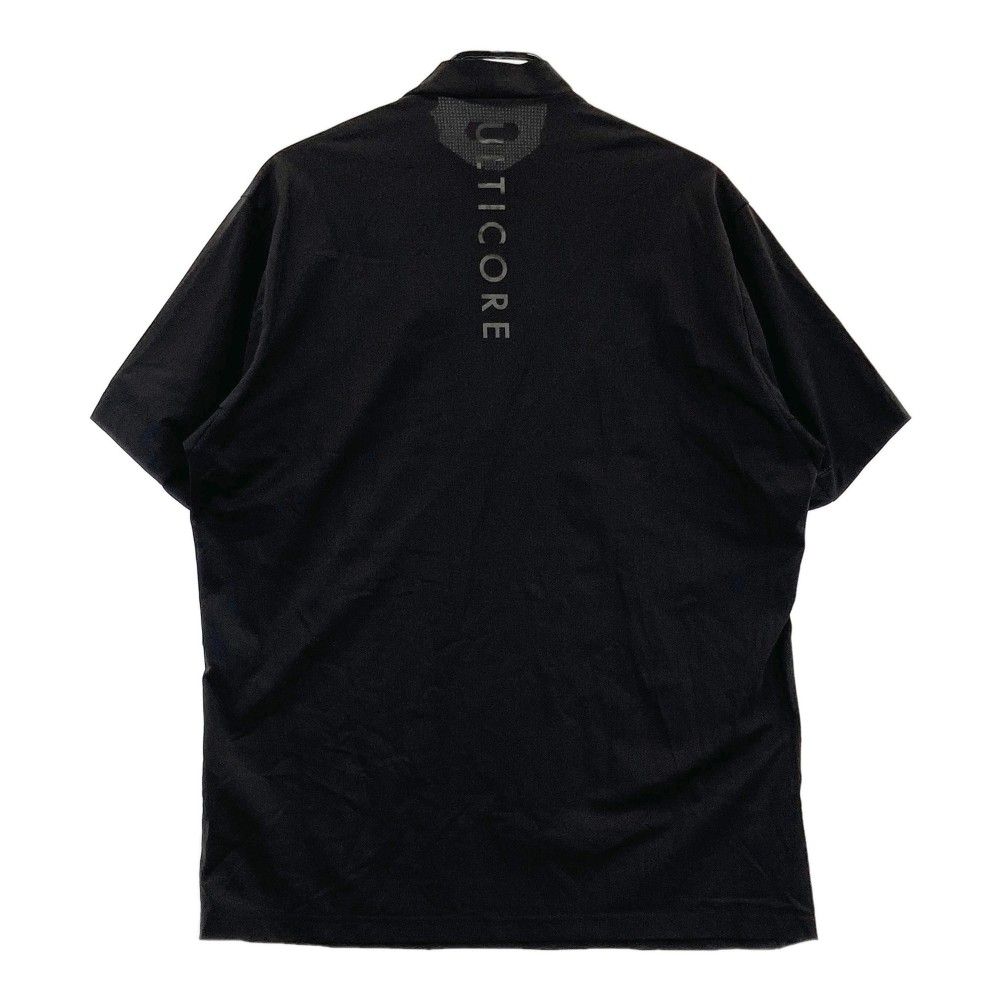 サイズ：3L BRIDGESTONE GOLF  ブリヂストンゴルフ ULTICORE 半袖ハイネックTシャツ  ブラック系 [240101442393] ゴルフウェア メンズ ストスト サイズ：3L BRIDGESTONE GOLF ブリヂストンゴルフ ULTICORE 半袖