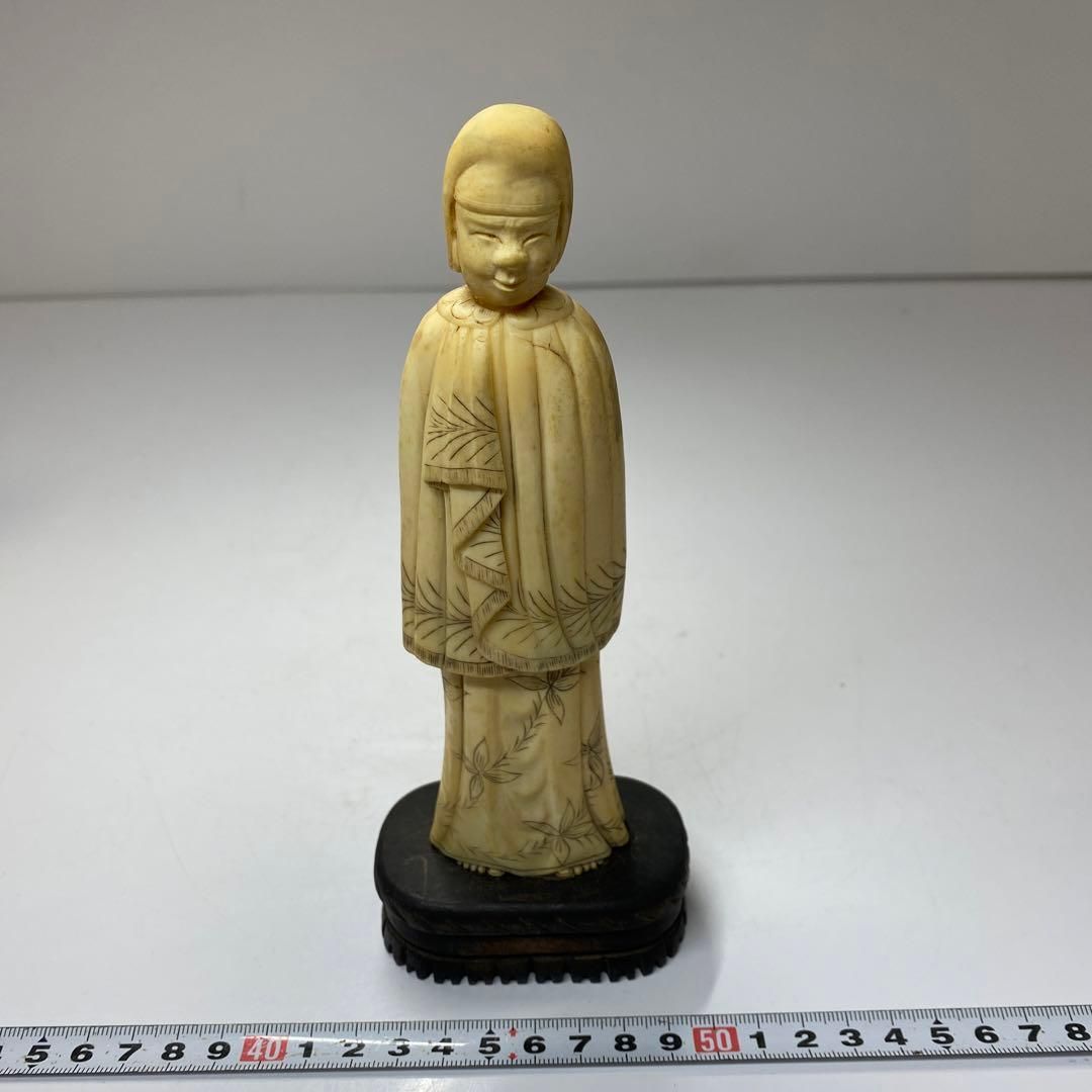 上 人物置物 292g トヒチ 東さ5-0901