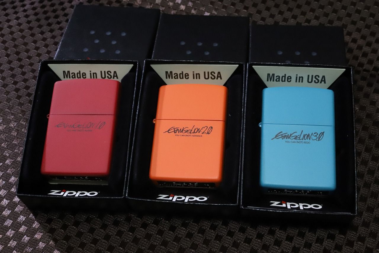 エヴァンゲリオン ZIPPO 劇場版 限定 3種コンプセット シリアル