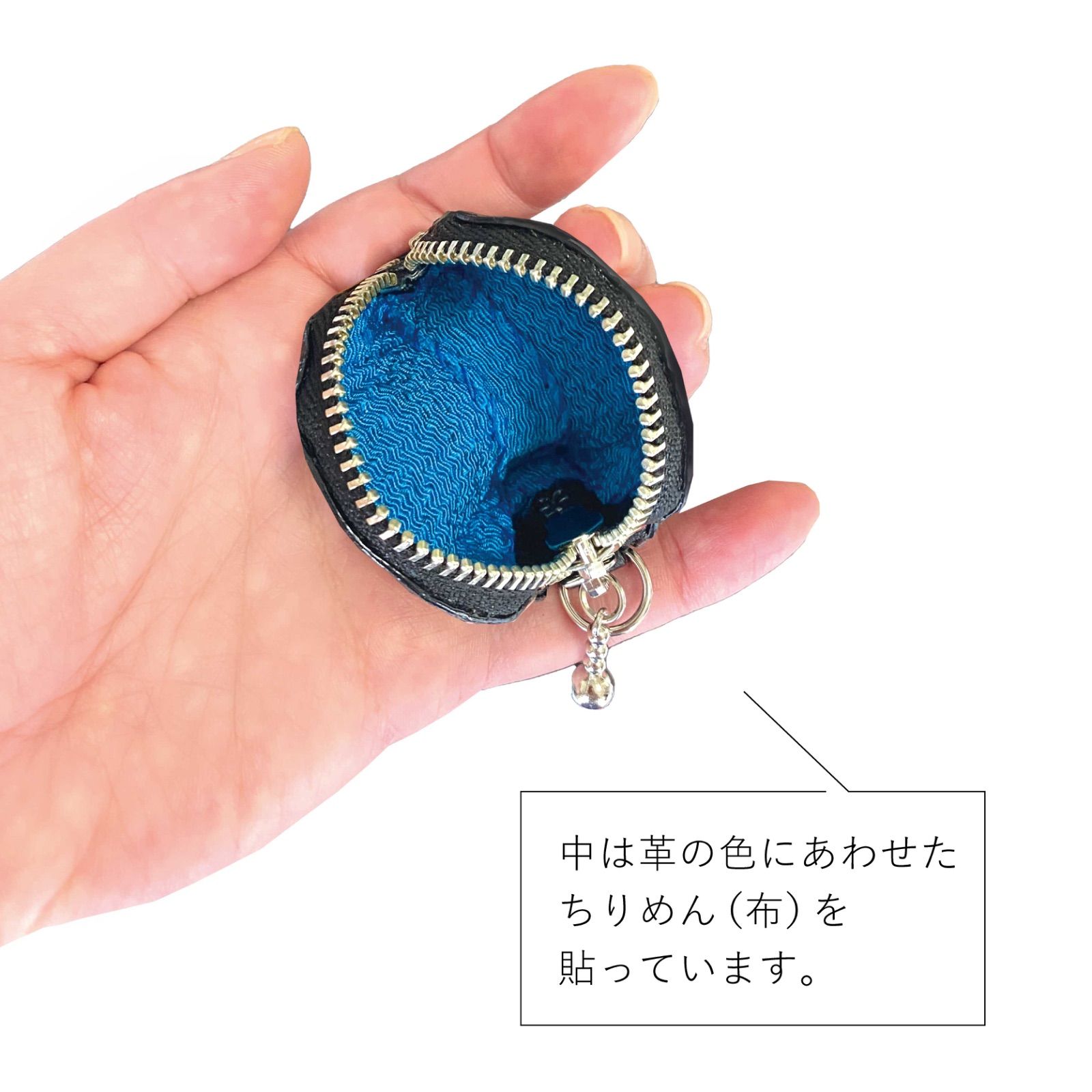 猫型コインケース 08マロン白/キジトラ白［超ミニ,小銭入れ,コンパクト,レザー,キーホルダー,小さい財布,ハチワレ,かわいい］琉七 コインケースの 人気ランキング - コインケース専門通販 Coinii